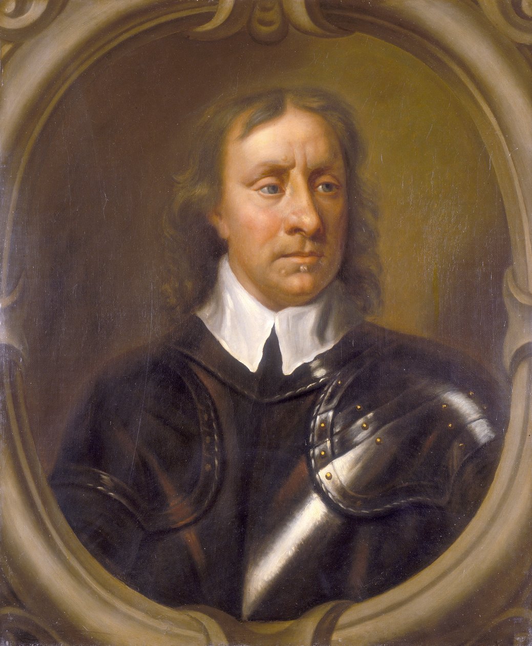 Portret van Oliver Cromwell, ca. 1653 door Unbekannt
