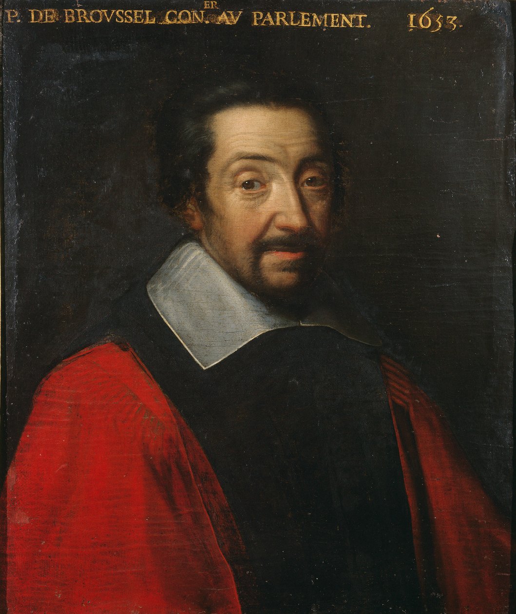 Portret van Pierre Broussel 1576-1654, 1653 door Unbekannt