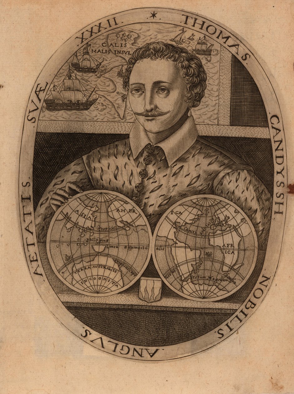 Portret van Sir Thomas Cavendish door Unbekannt