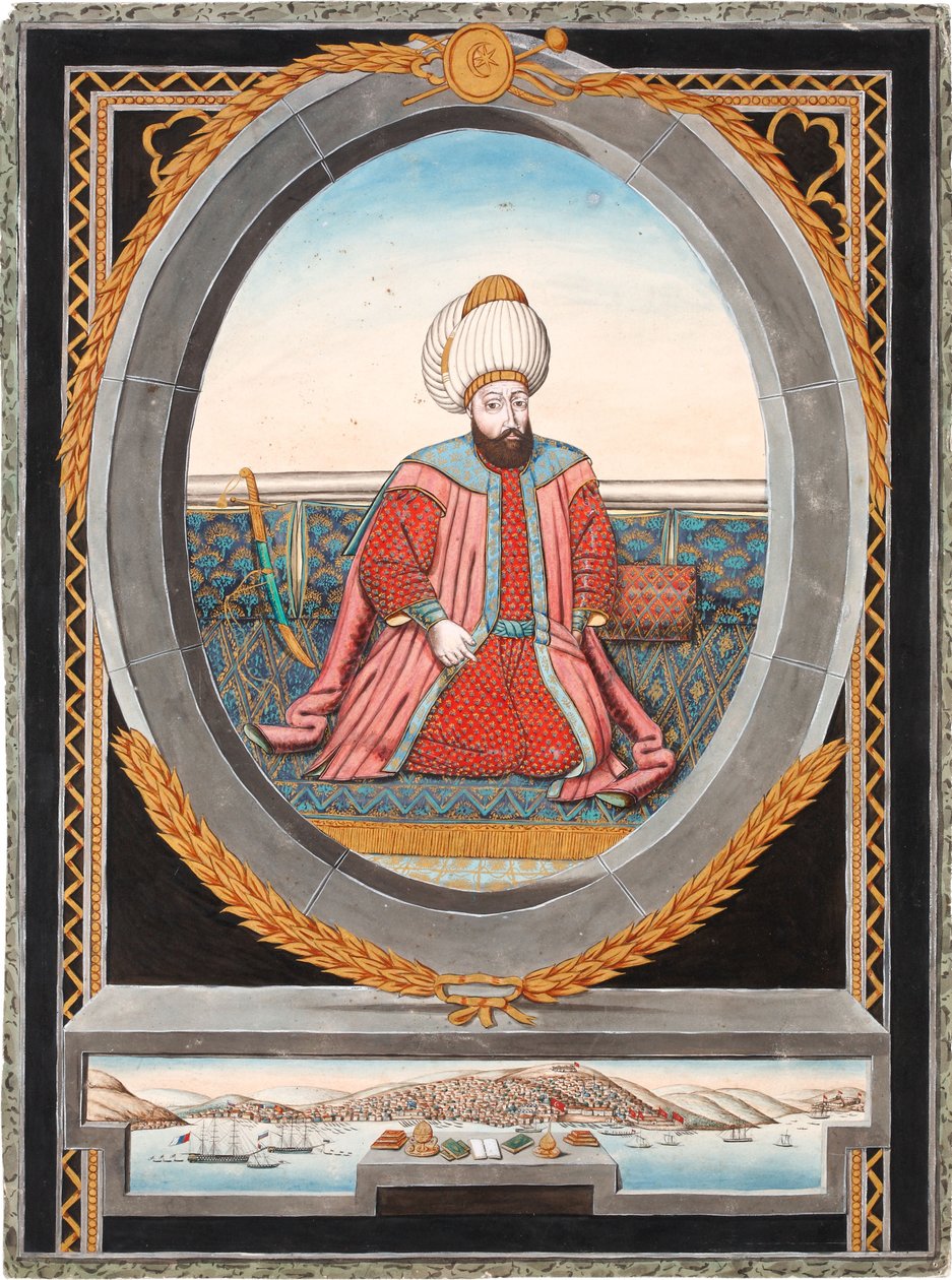 Portret van Sultan Murad II 1404-1451 door Unbekannt