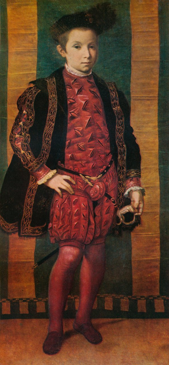 Portret van een jongen, ca. 1545, 1911 door Unbekannt