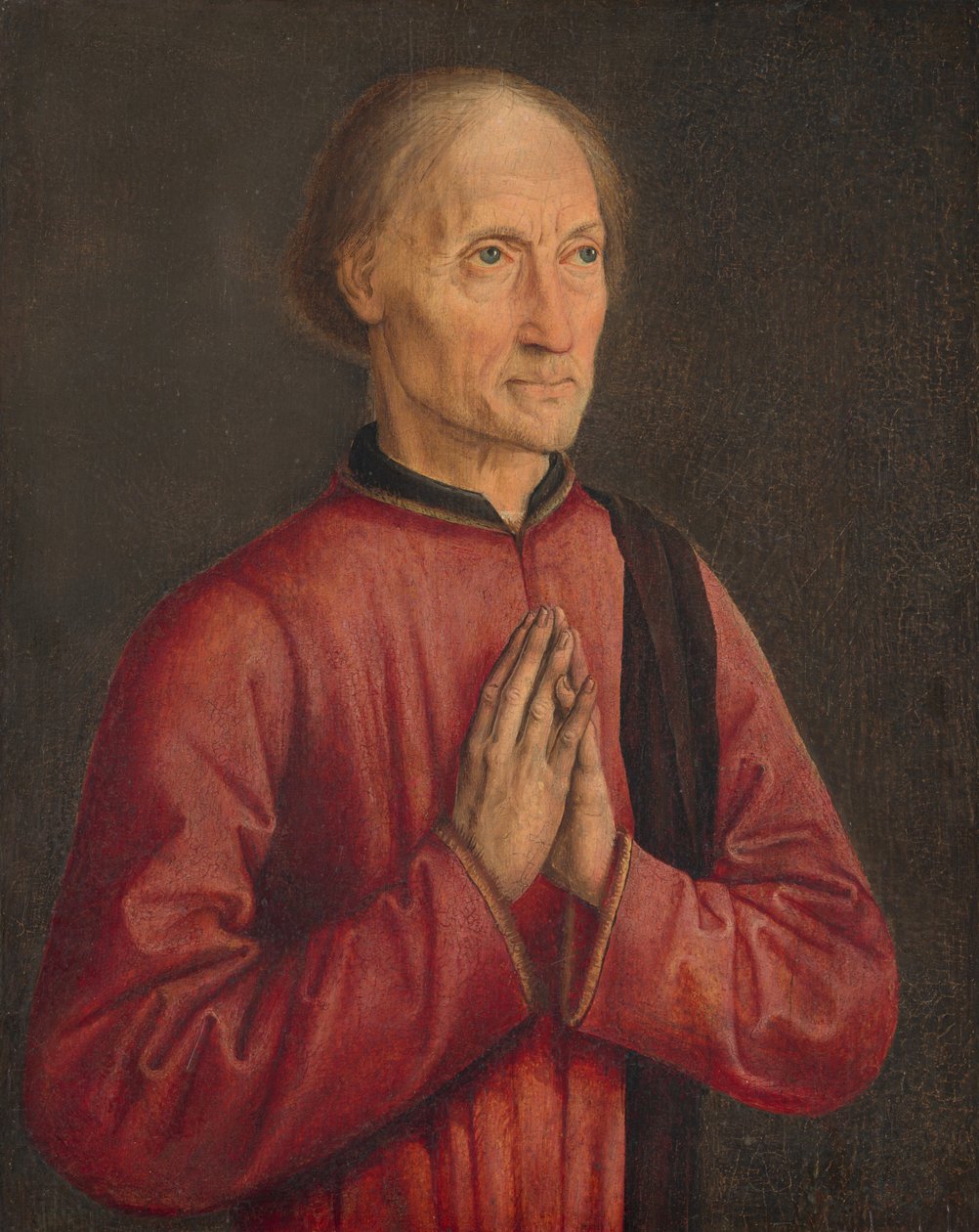 Portret van een Donor, c. 1470-1475 door Unbekannt