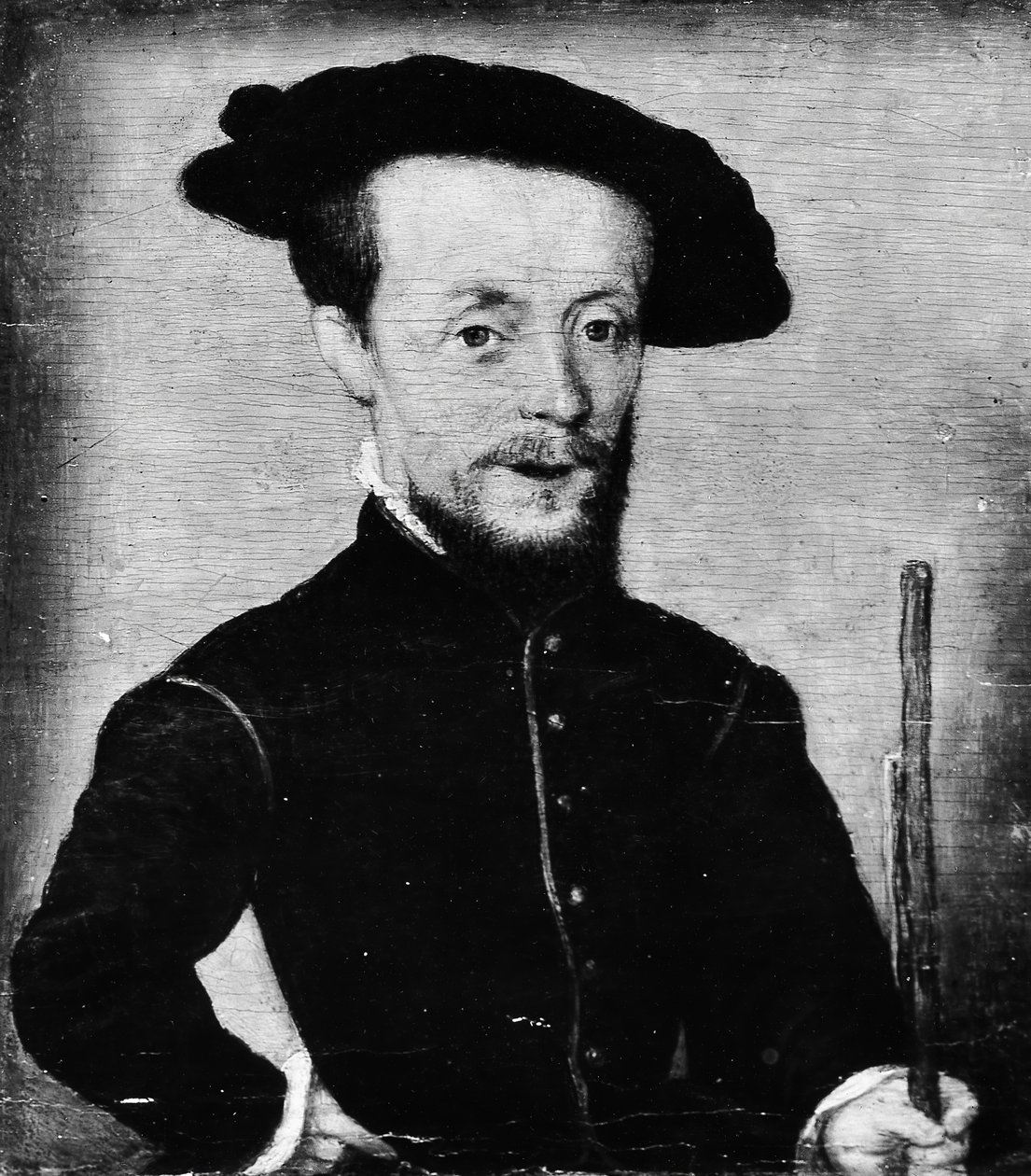 Portret van een dwerg door Unbekannt
