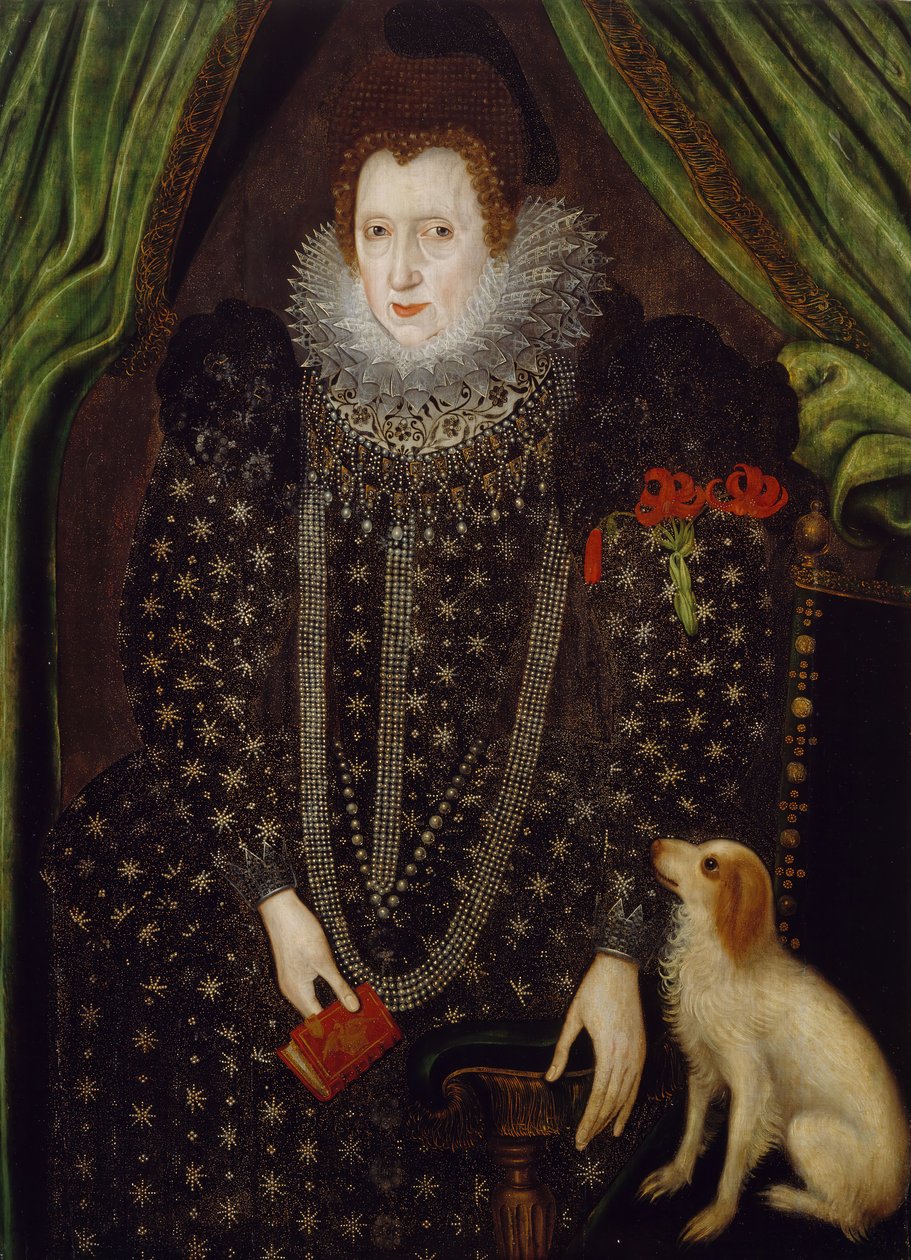 Portret van een dame door Unbekannt
