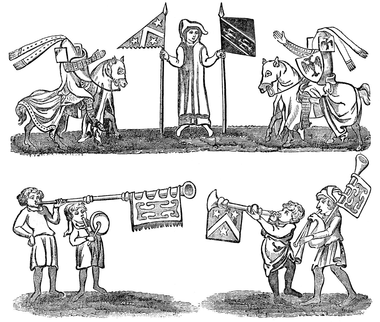 Voorbereiding voor een toernooi, 1833 door Unbekannt