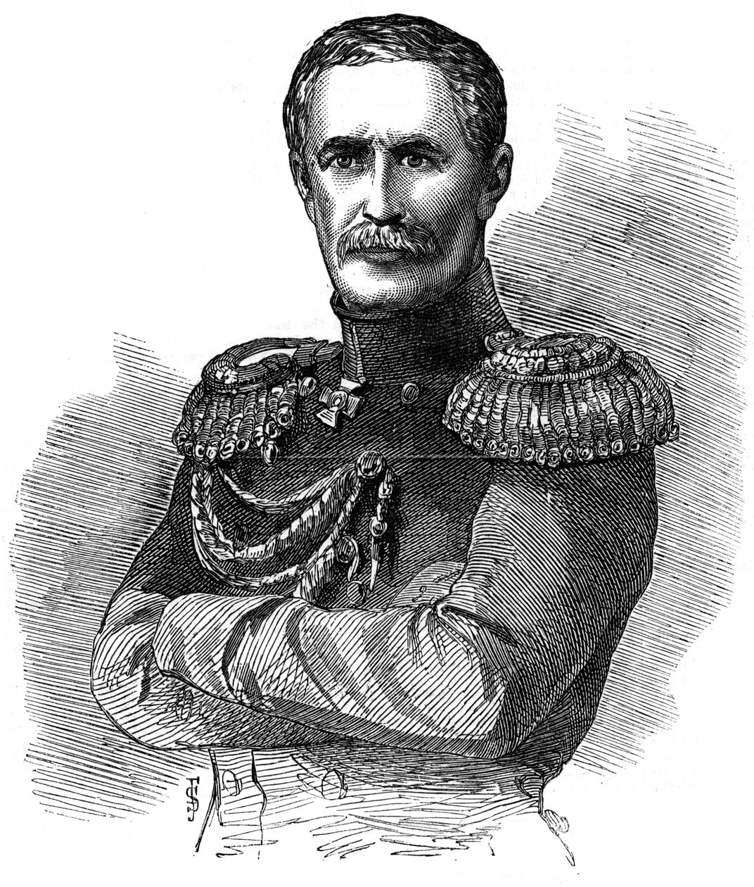 Prins Aleksandr Sergeyevich Menshikov, Russische militaire commandant, 1853 door Unbekannt