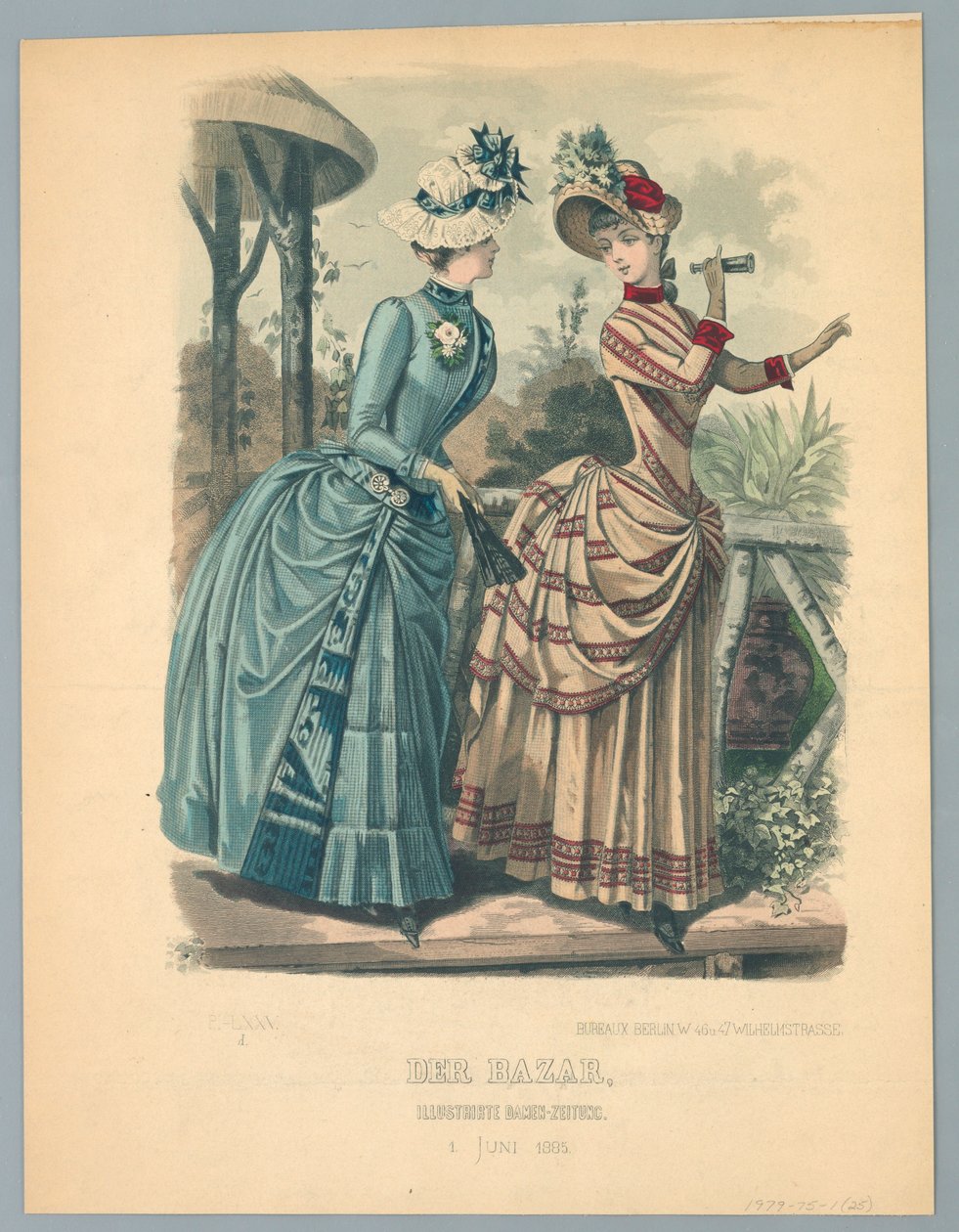 Prent (Frankrijk), juni 1885 door Unbekannt