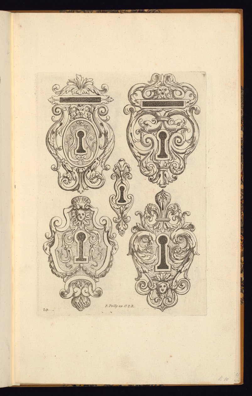 Print, Livre Nouveau de Serrurerie door Unbekannt