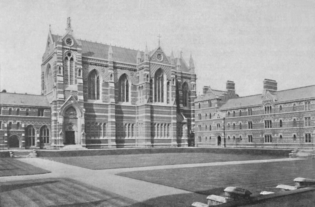 Binnenplaats, Keble College, Oxford, 1904 door Unbekannt