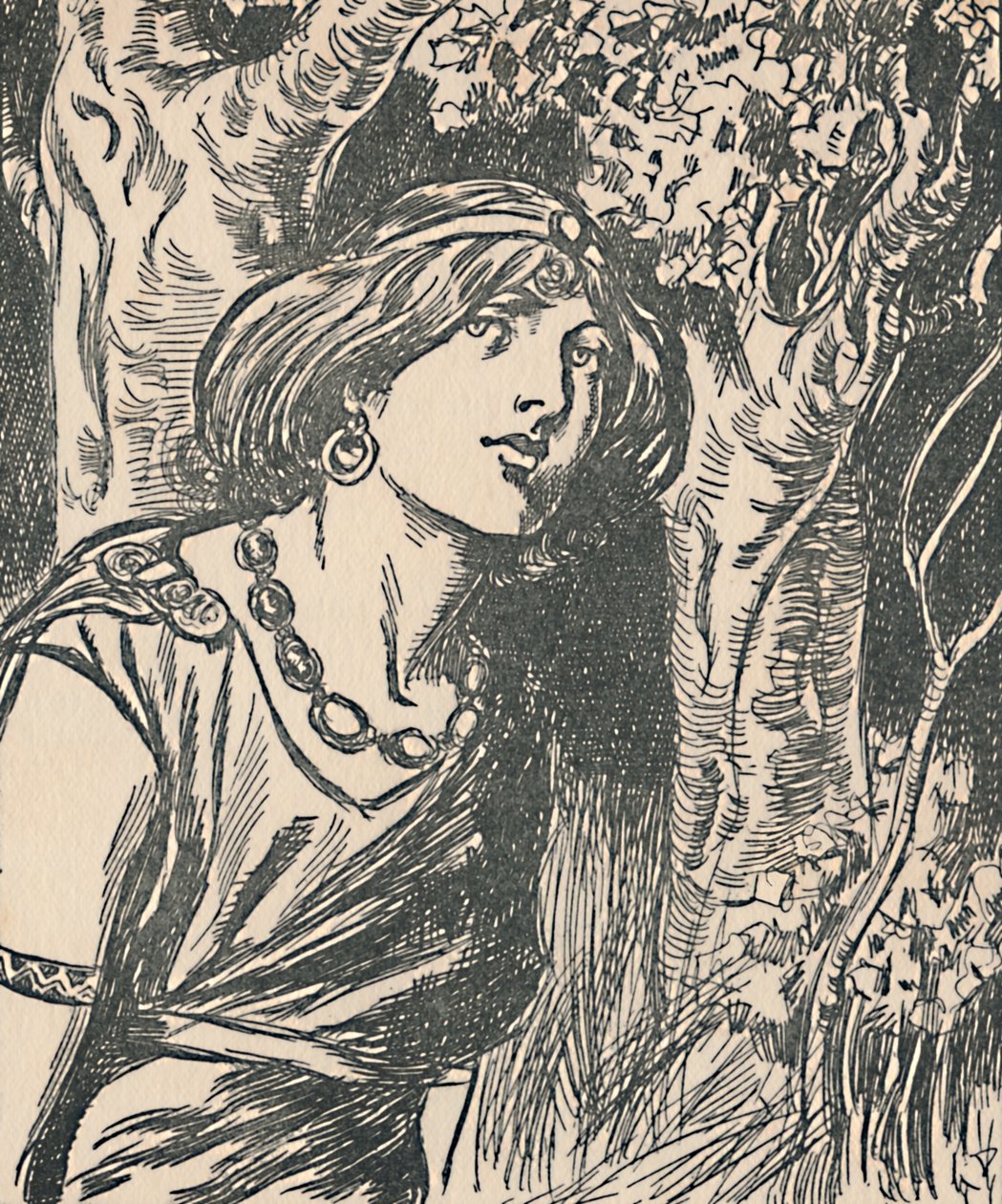 Koningin Boudica, ca. 1907 door Unbekannt