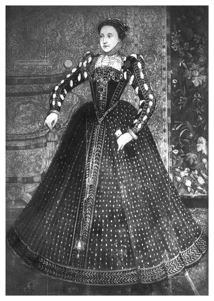 Koningin Elizabeth I, 16e eeuw, 1896 door Unbekannt