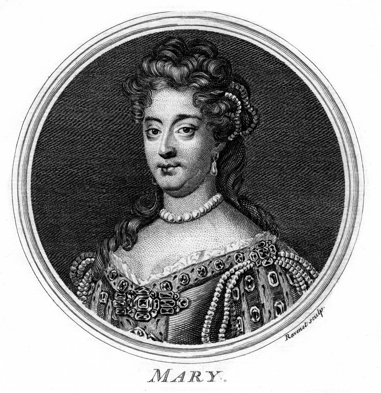 Koningin Mary II door Unbekannt
