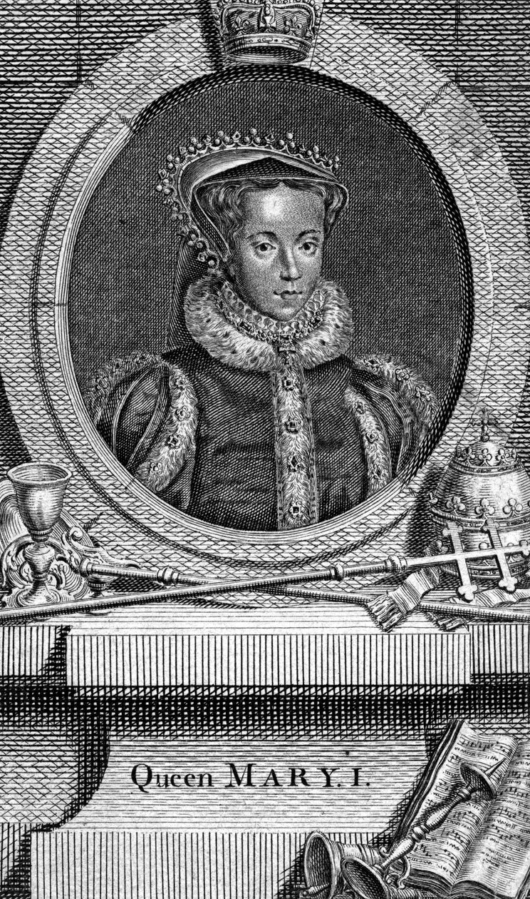 Koningin Mary I van Engeland door Unbekannt