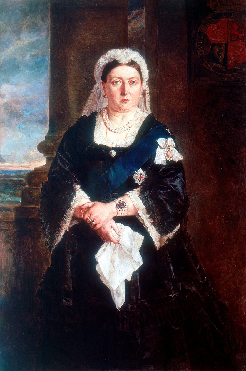 Koningin Victoria door Unbekannt