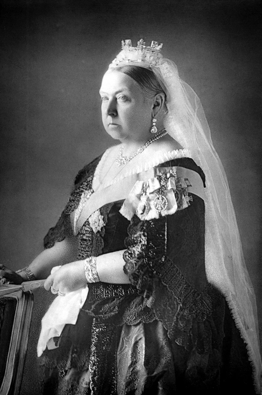 Koningin Victoria, ca. 1890 door Unbekannt