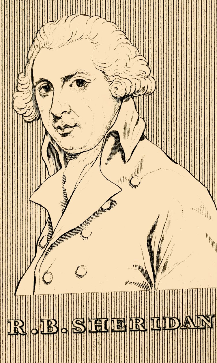 R. B. Sheridan door Unbekannt