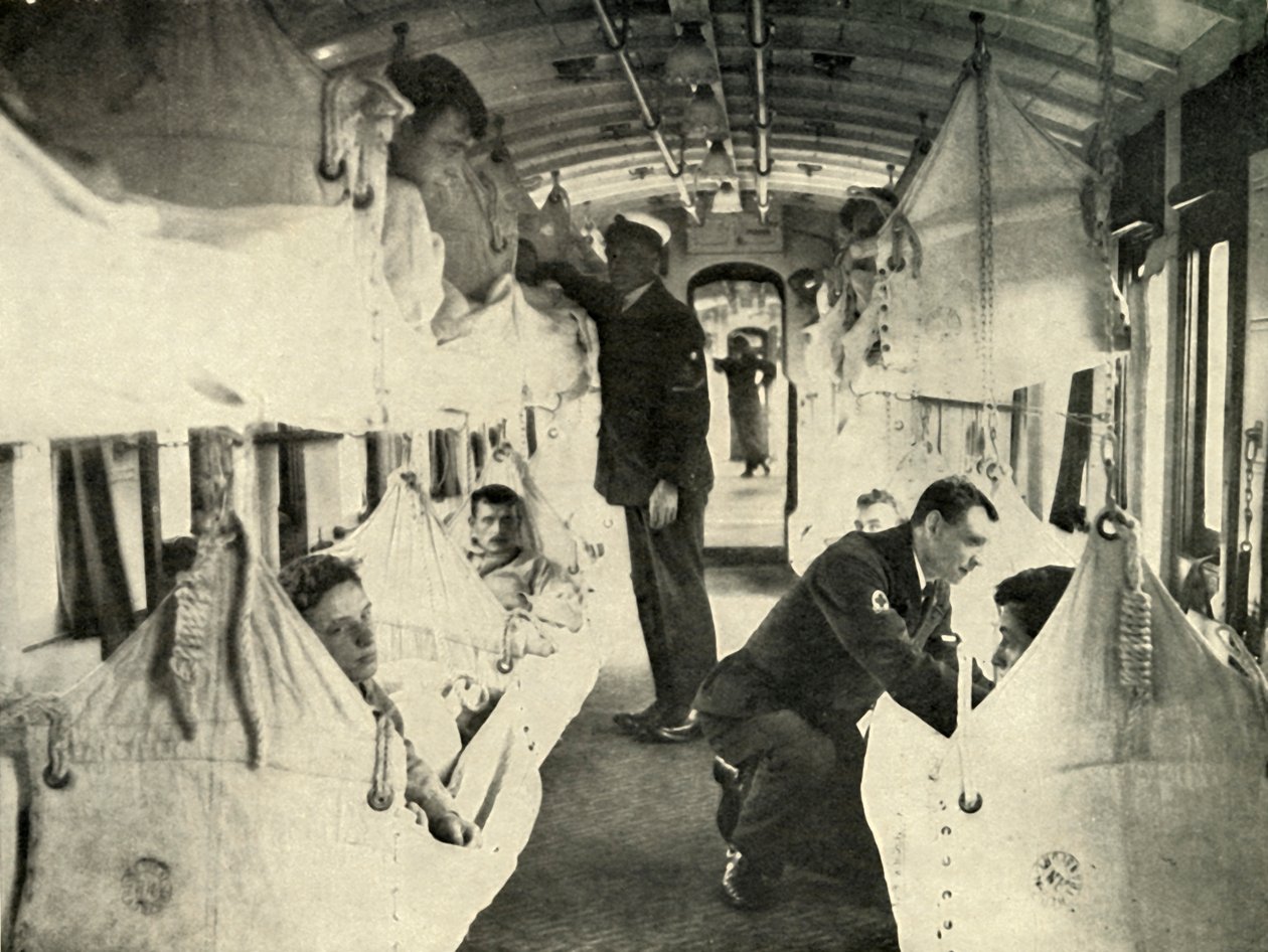 Rode Kruis Trein, 1919 door Unbekannt