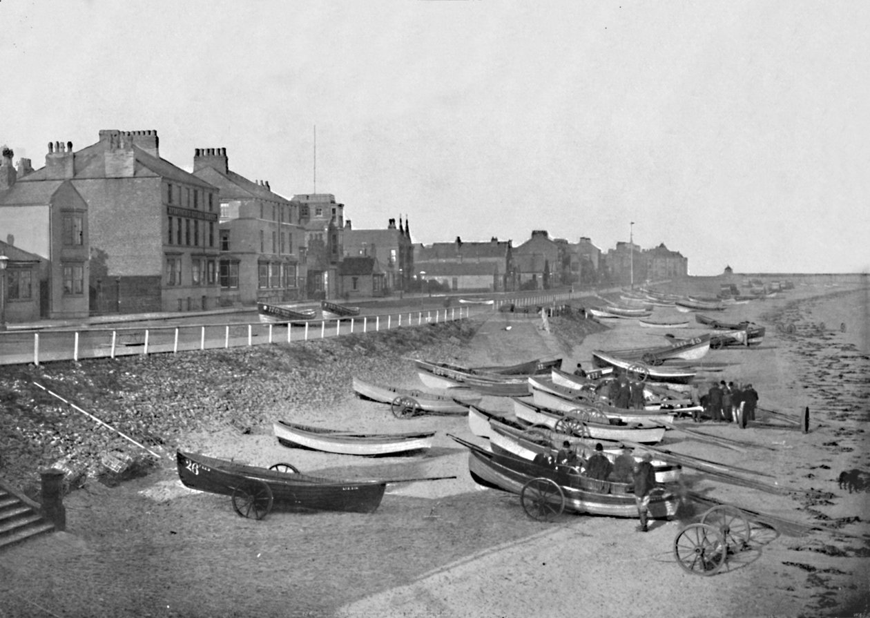 Redcar - Uitzicht op de Esplanade, 1895 door Unbekannt