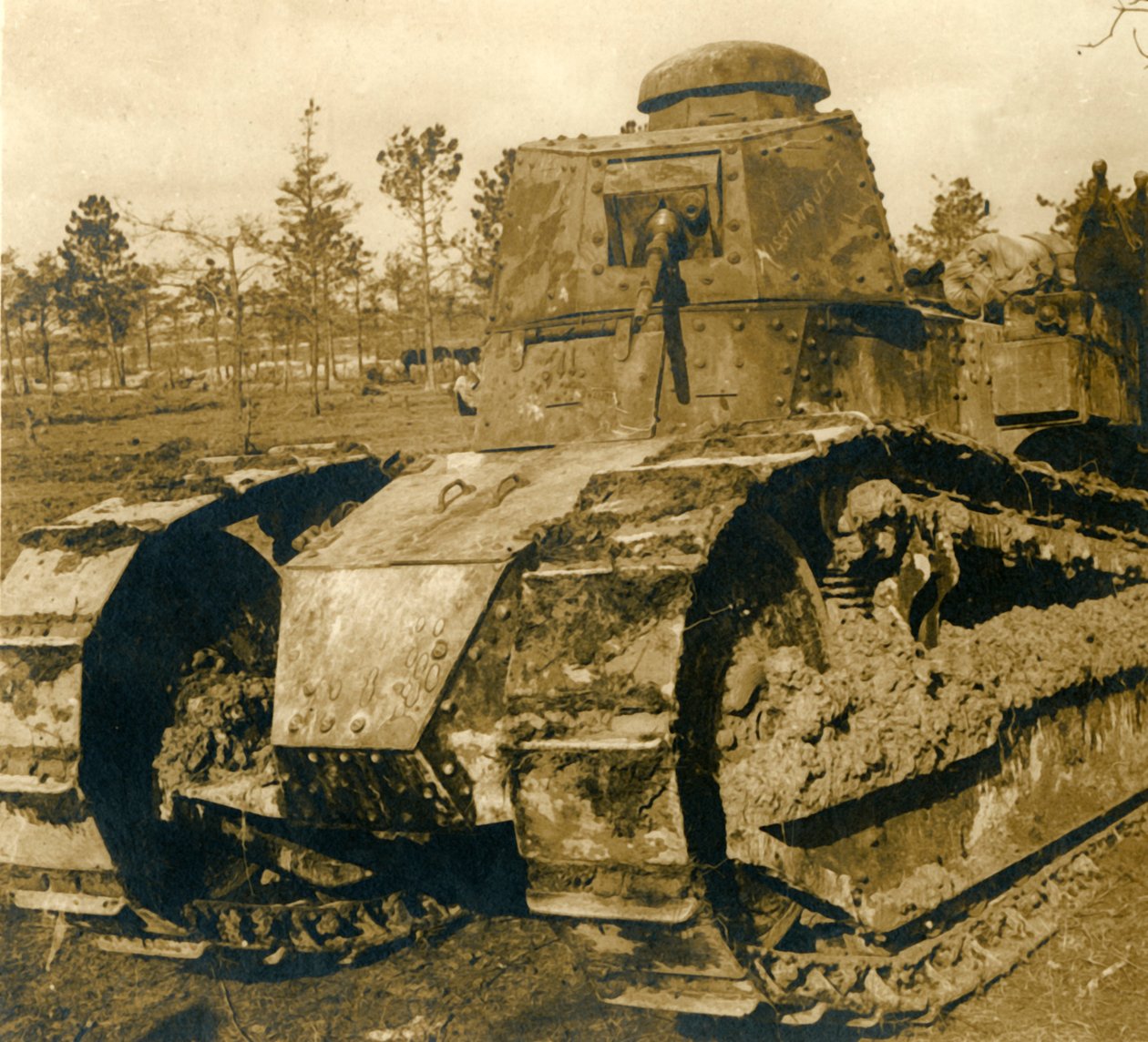 Renault tank, ca. 1914-1918 door Unbekannt