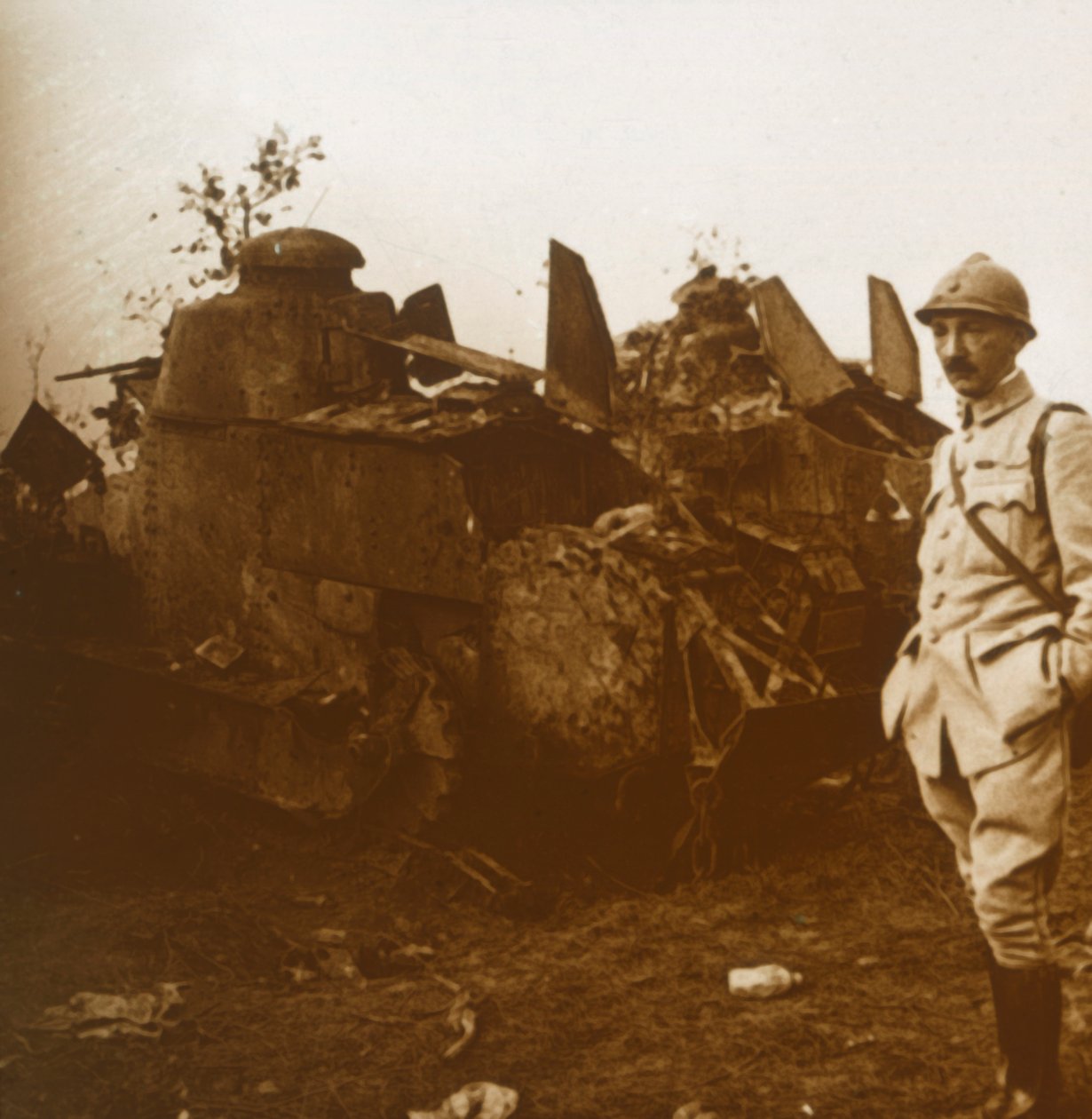 Renault tank, ca. 1914-1918 door Unbekannt