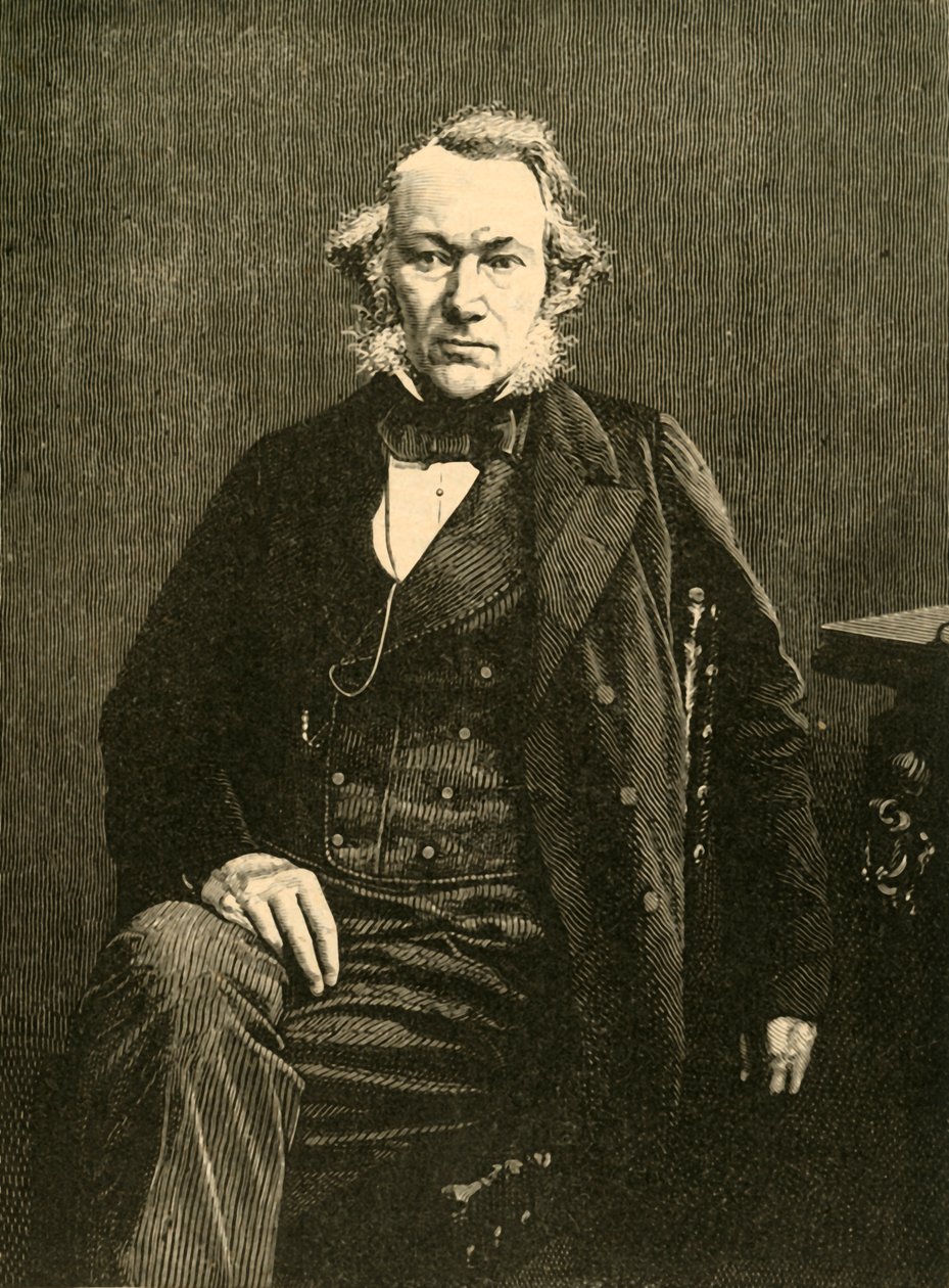 Richard Cobden, Britse fabrikant en politicus, c1863 door Unbekannt