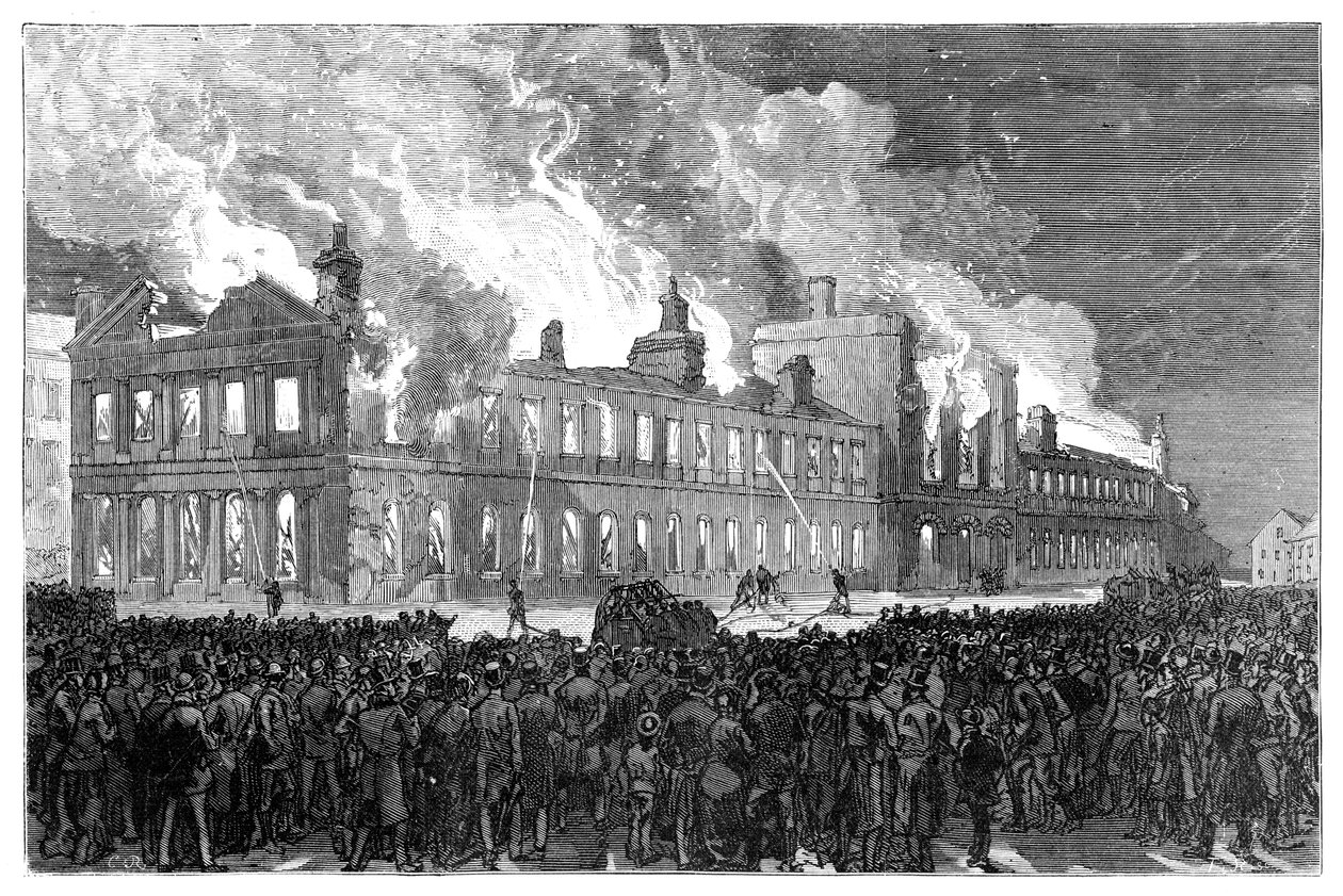 Opstanden in Montreal, Canada, 1849, 1900 door Unbekannt