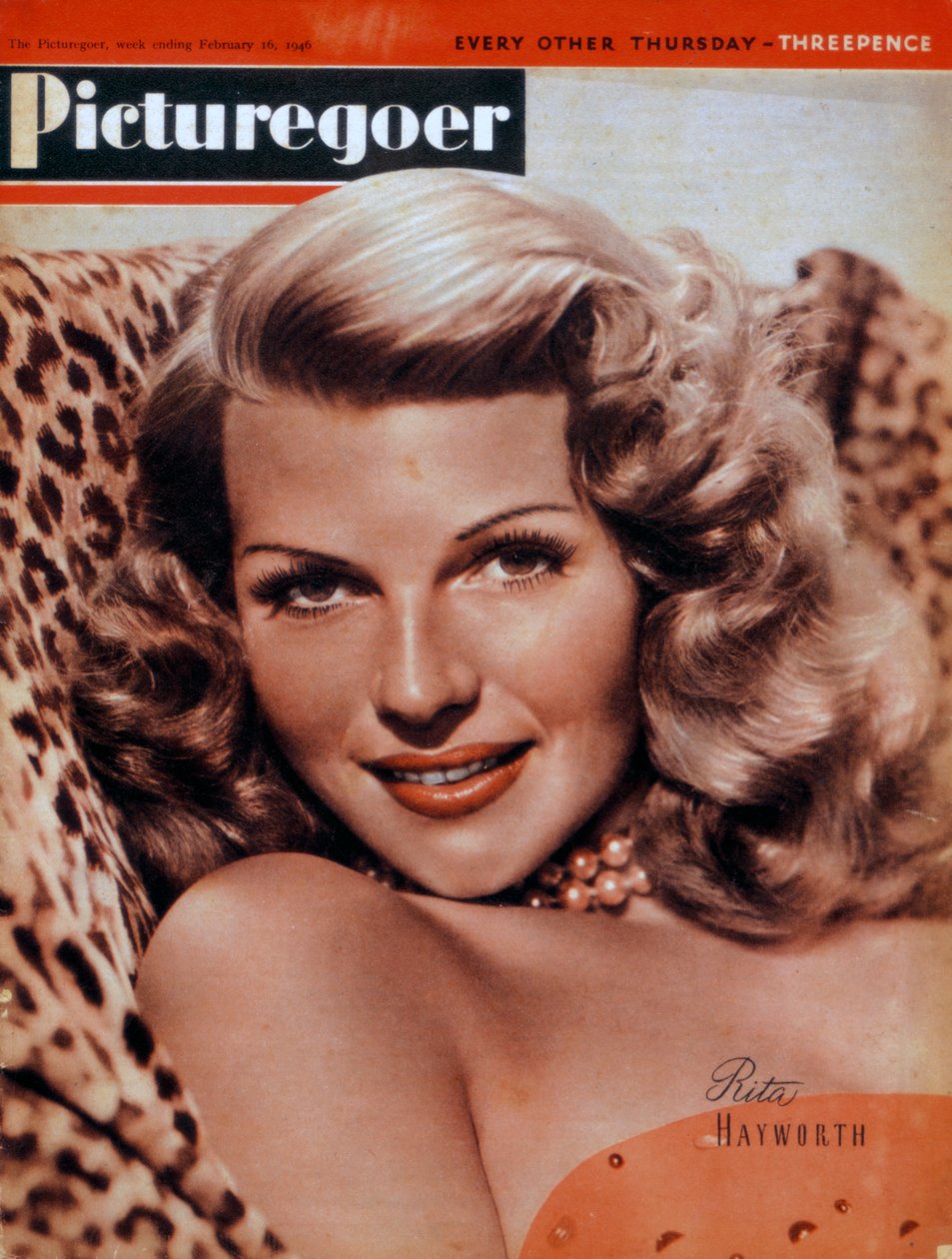 Rita Hayworth, Amerikaanse actrice door Unbekannt
