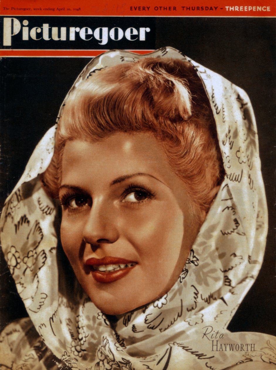 Rita Hayworth 1918-1987, Amerikaanse actrice, 1948 door Unbekannt