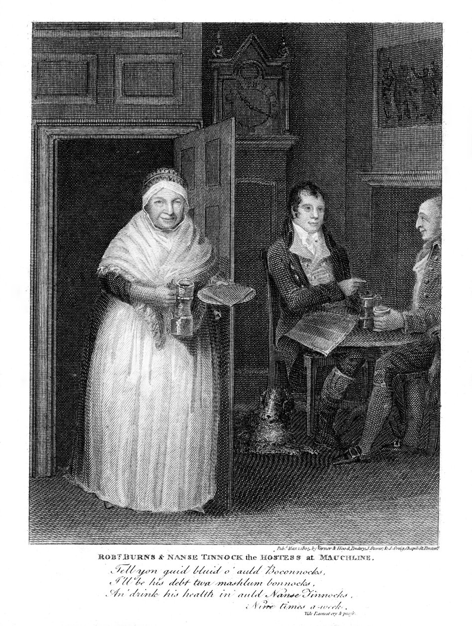 Robert Burns 1759-1796, Schotse dichter, 1805 door Unbekannt