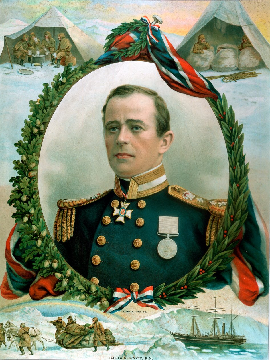 Robert Falcon Scott, Britse Antarctische ontdekkingsreiziger, 1914 door Unbekannt