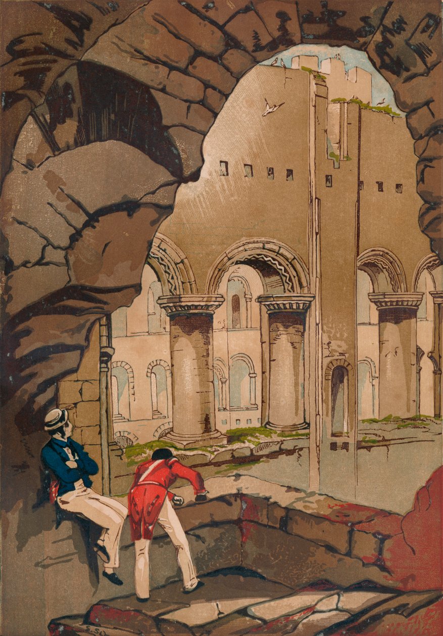 Kasteel van Rochester. - Interieur, ca. 1845, 1864 door Unbekannt