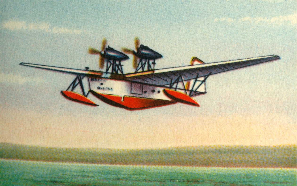 Rohrbach Rostra watervliegtuig, 1920s, 1932 door Unbekannt