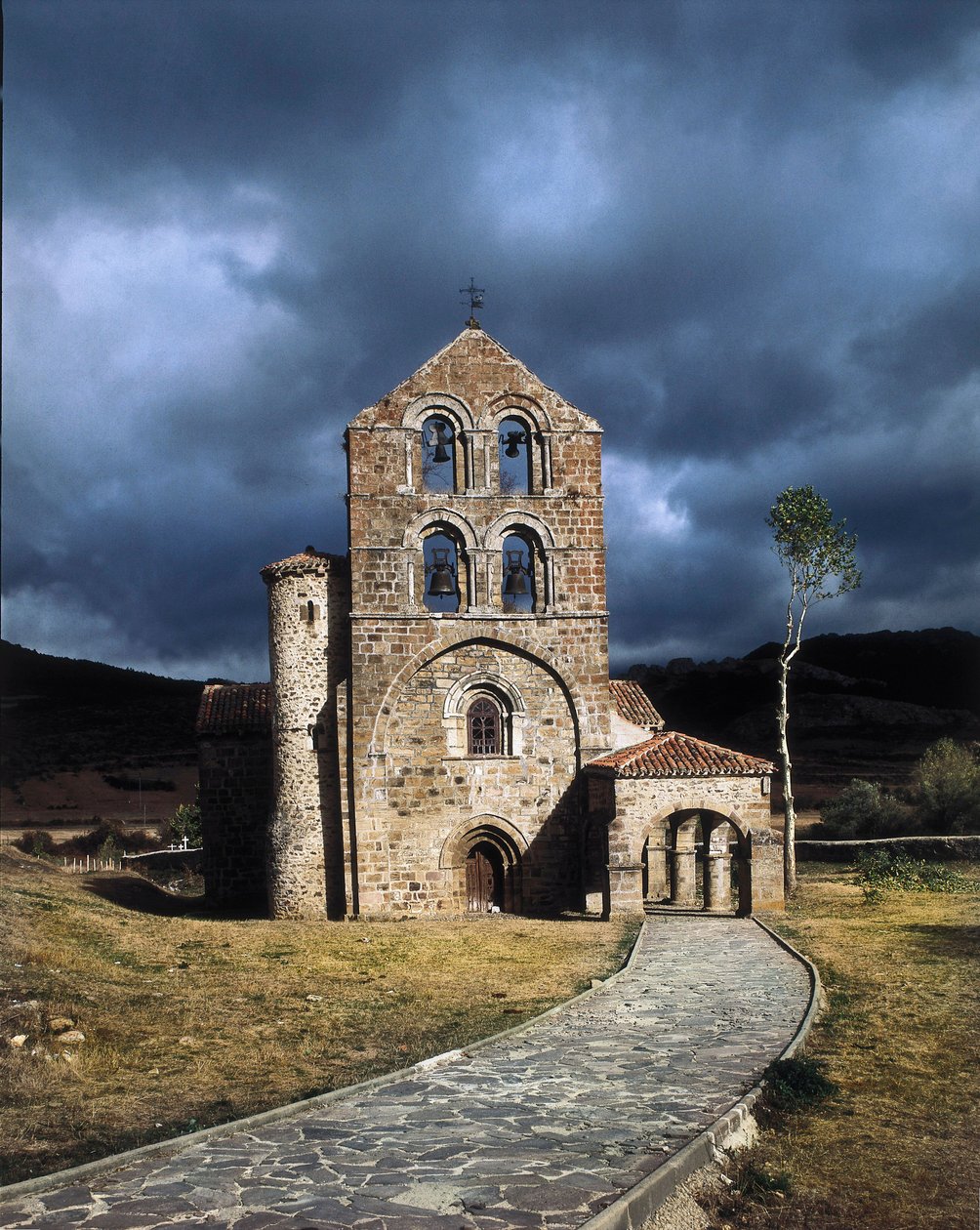 Romaanse kerk, San Salvador de Cantamuda door Unbekannt