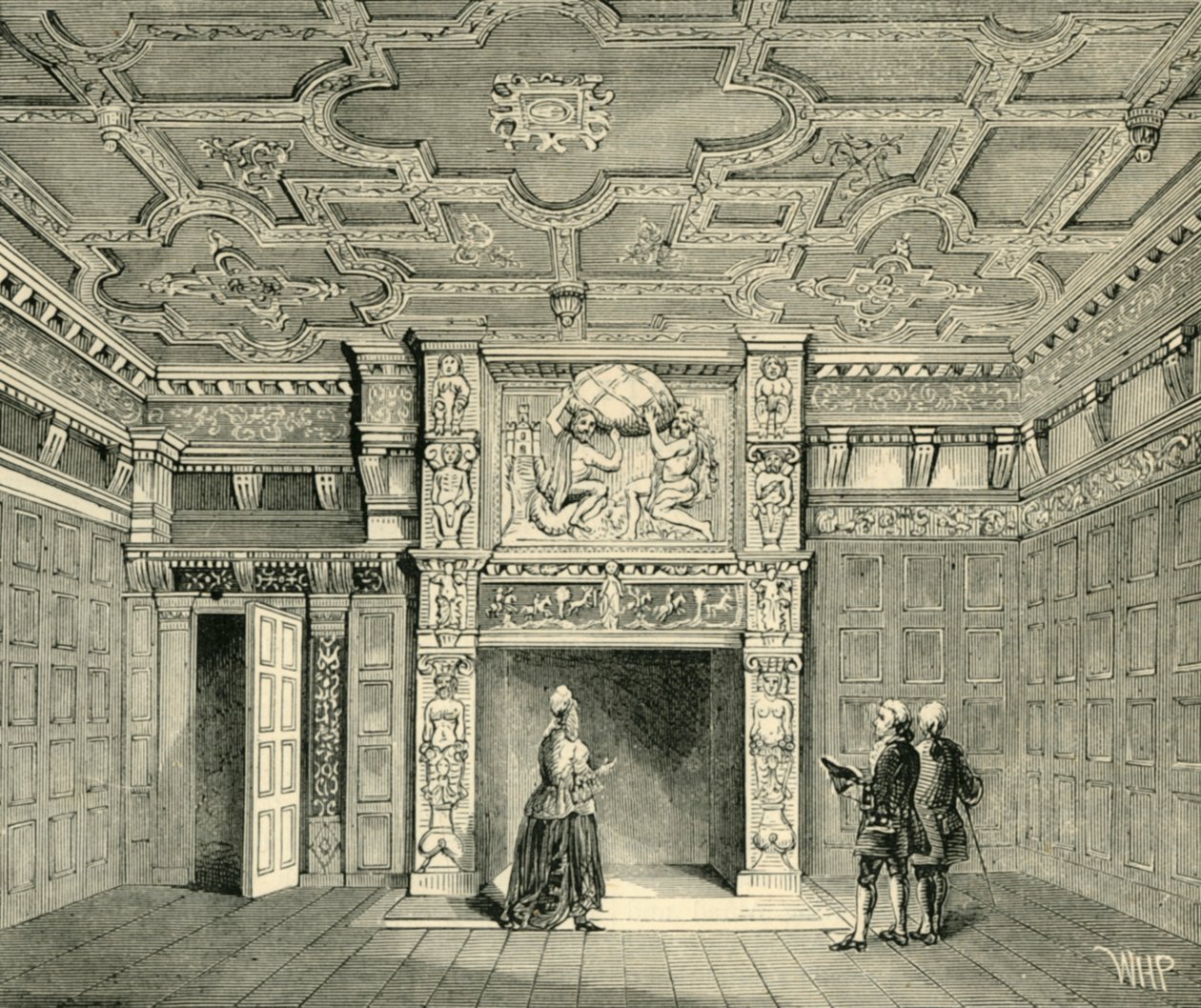 Kamer in Sir Paul Pindars Huis, ca. 1872 door Unbekannt