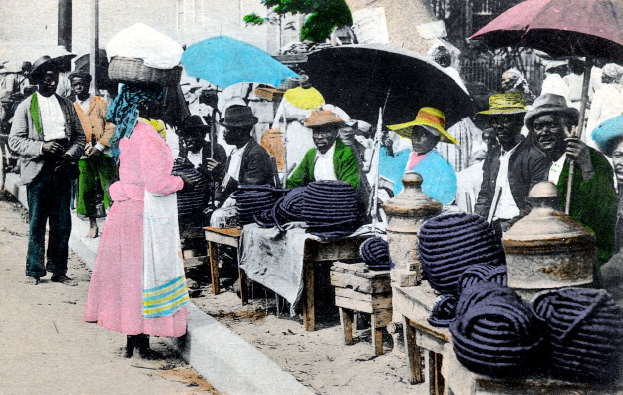 Touwtabaksverkopers, Jamaica door Unbekannt