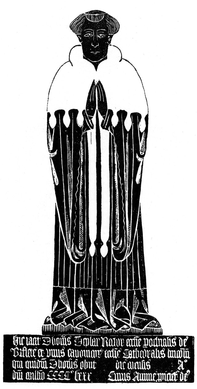 Wrijfsel van een middeleeuws gegraveerd koper, 1481, 1901 door Unbekannt