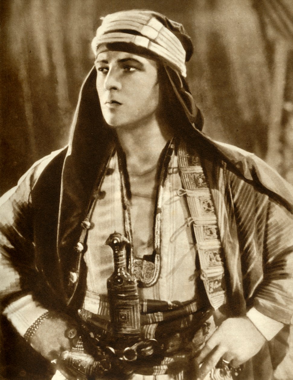 Rudolph Valentino in The Sheik, 1921, 1935 door Unbekannt