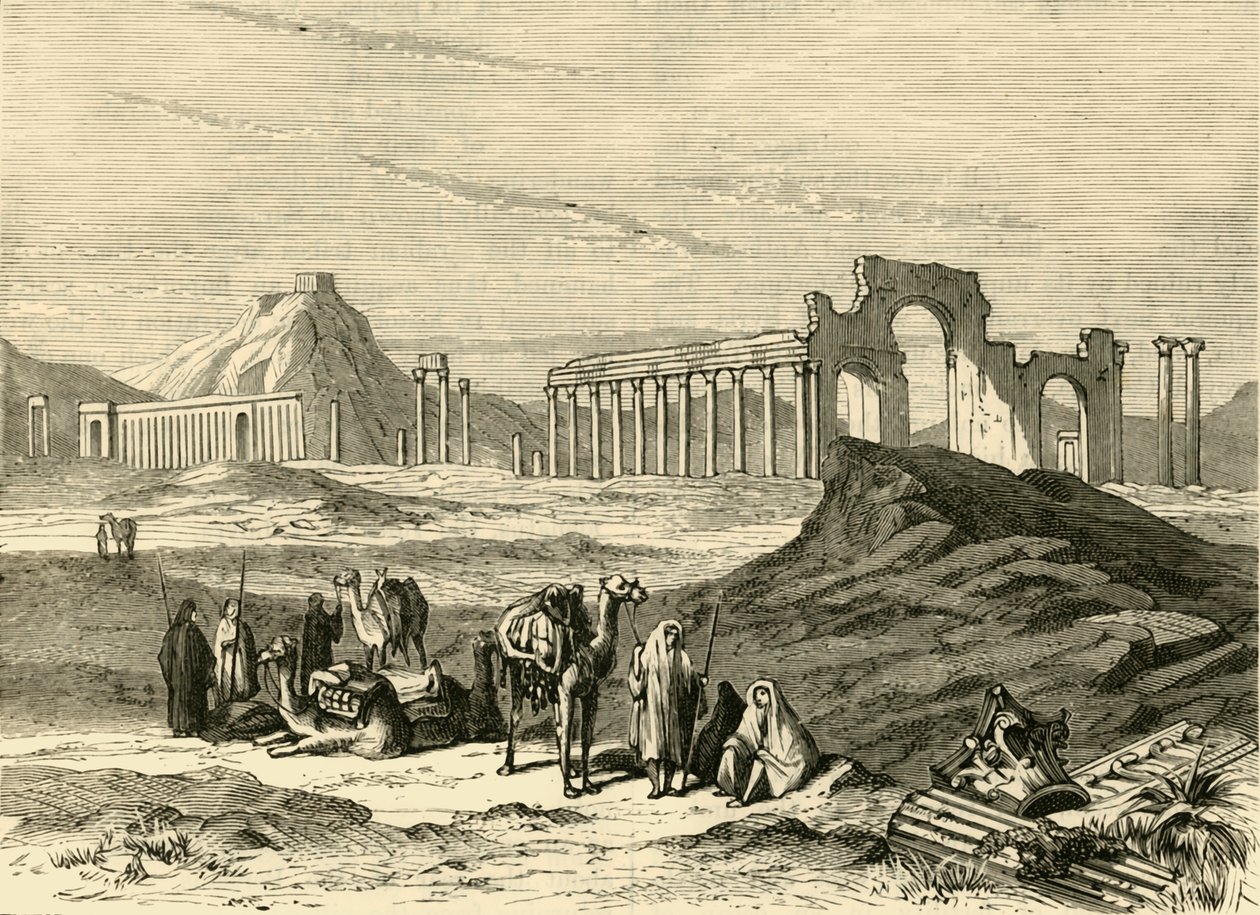 Ruïnes van Palmyra door Unbekannt