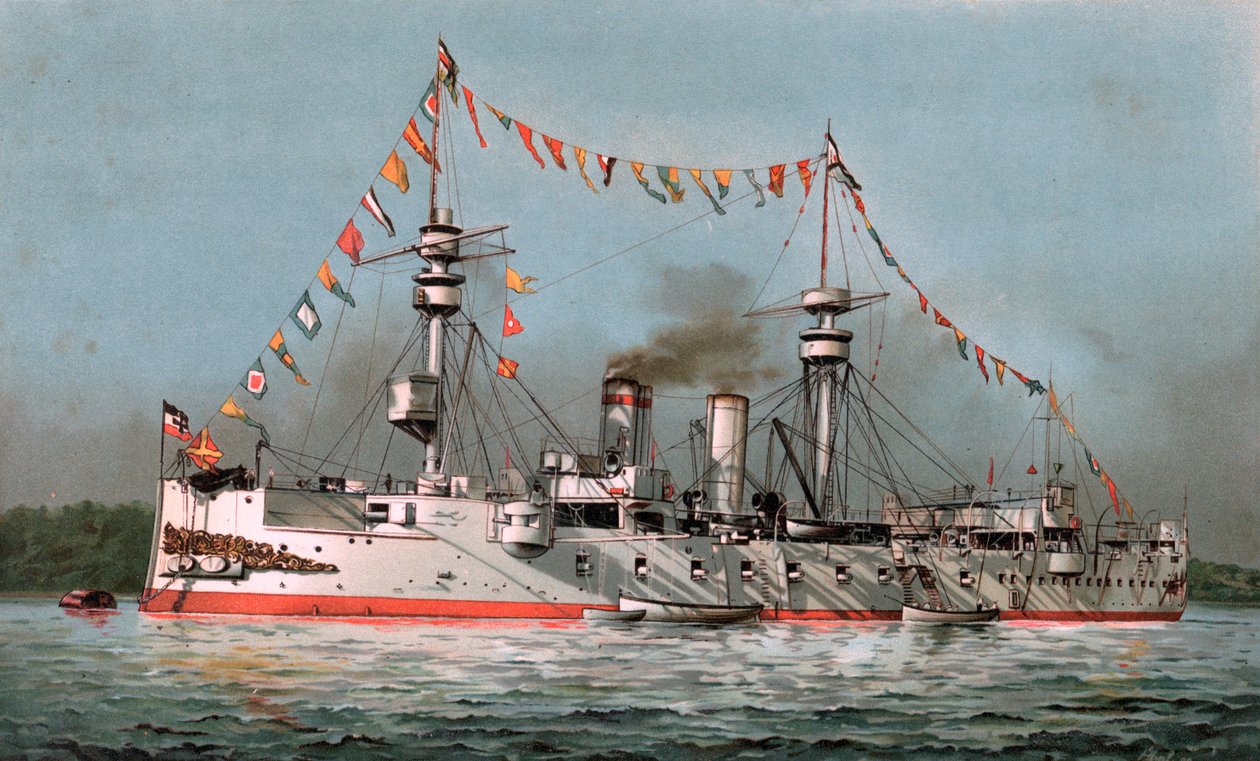  H.M. Schulschiff König Wilhelm door Unbekannt