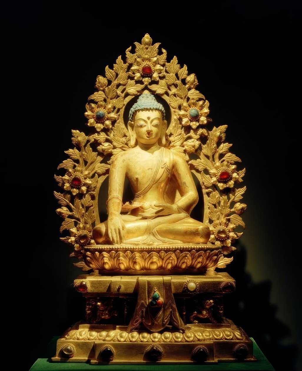 Sakyamuni Sculptuur, 18e eeuw door Unbekannt