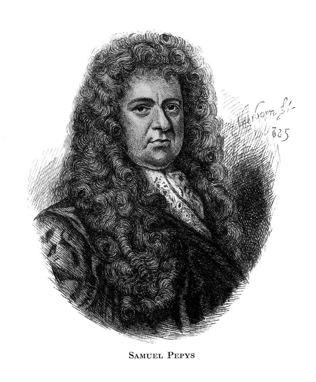 Samuel Pepys, Engelse dagboekschrijver, 19e eeuw door Unbekannt