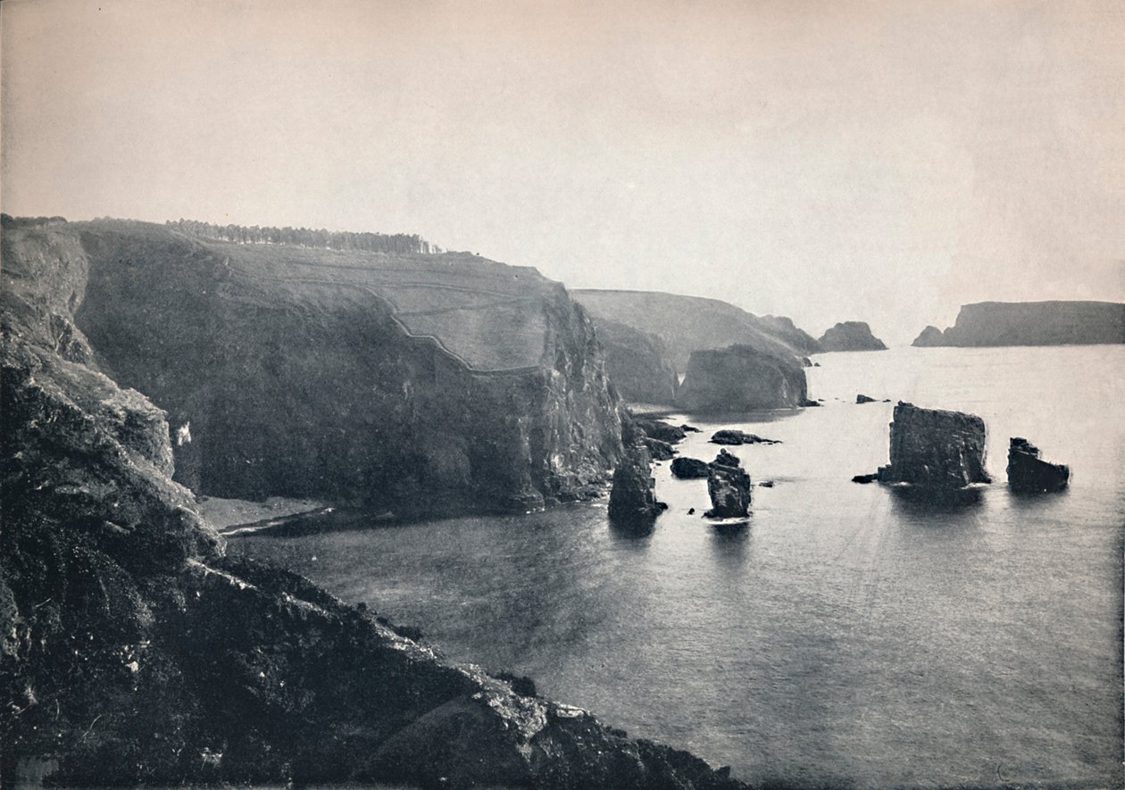 Sark - Les Autelets Rotsen, 1895 door Unbekannt
