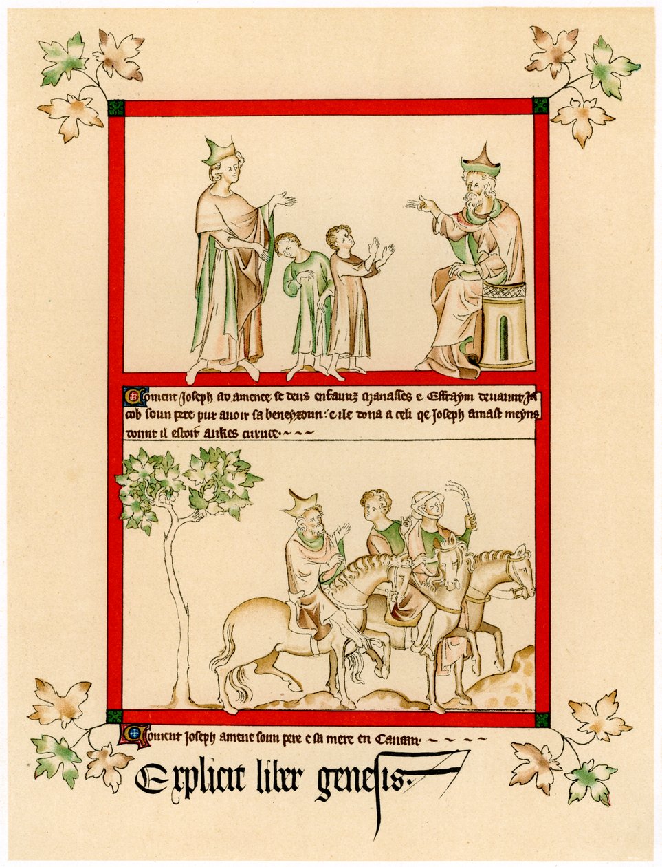Scènes uit het leven van Jozef, ca. 1310-1320 door Unbekannt