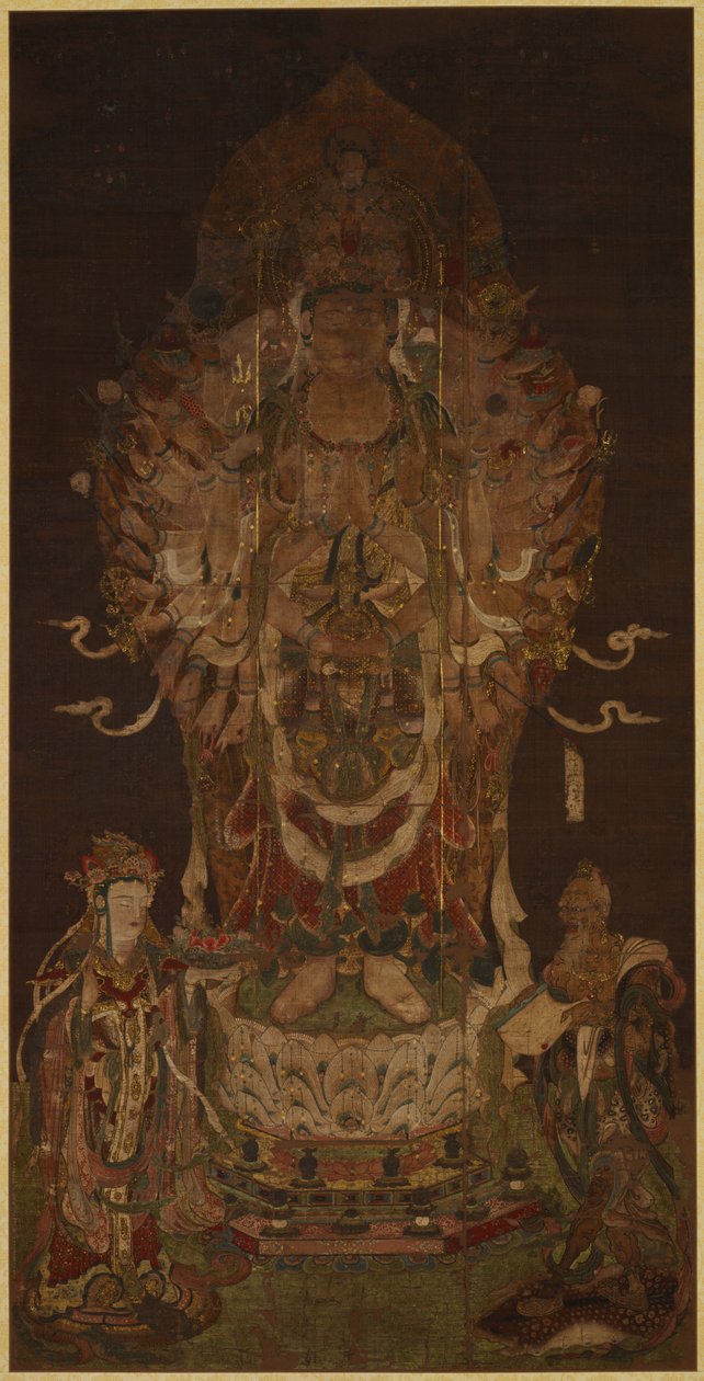 Senju Kannon, 12e eeuw door Unbekannt