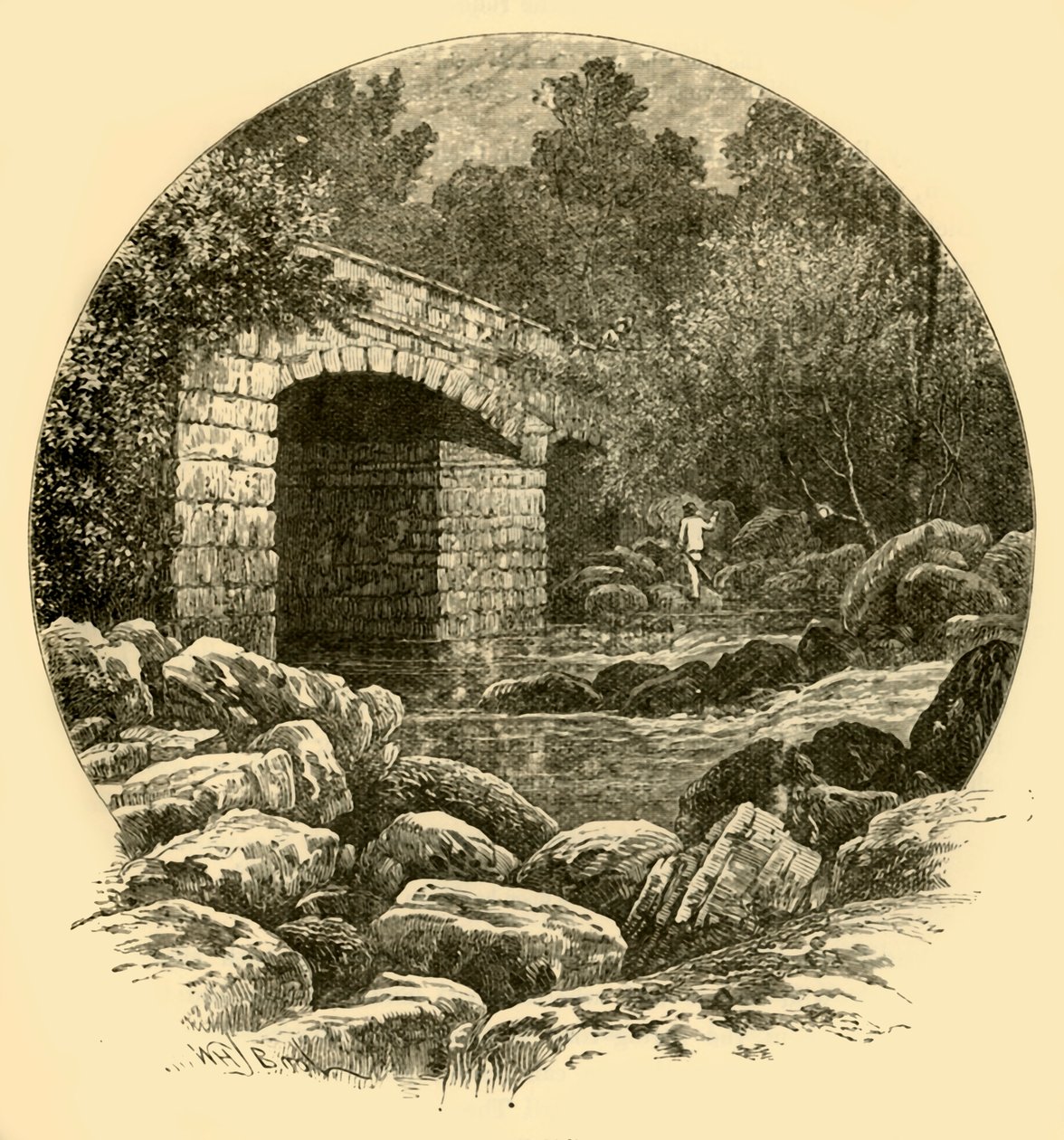 Shaugh Bridge door Unbekannt