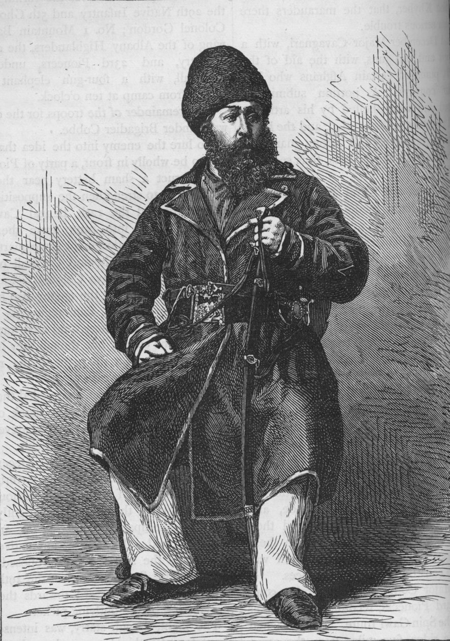 Sher Ali Khan, Ameer van Kabul, ca. 1880 door Unbekannt