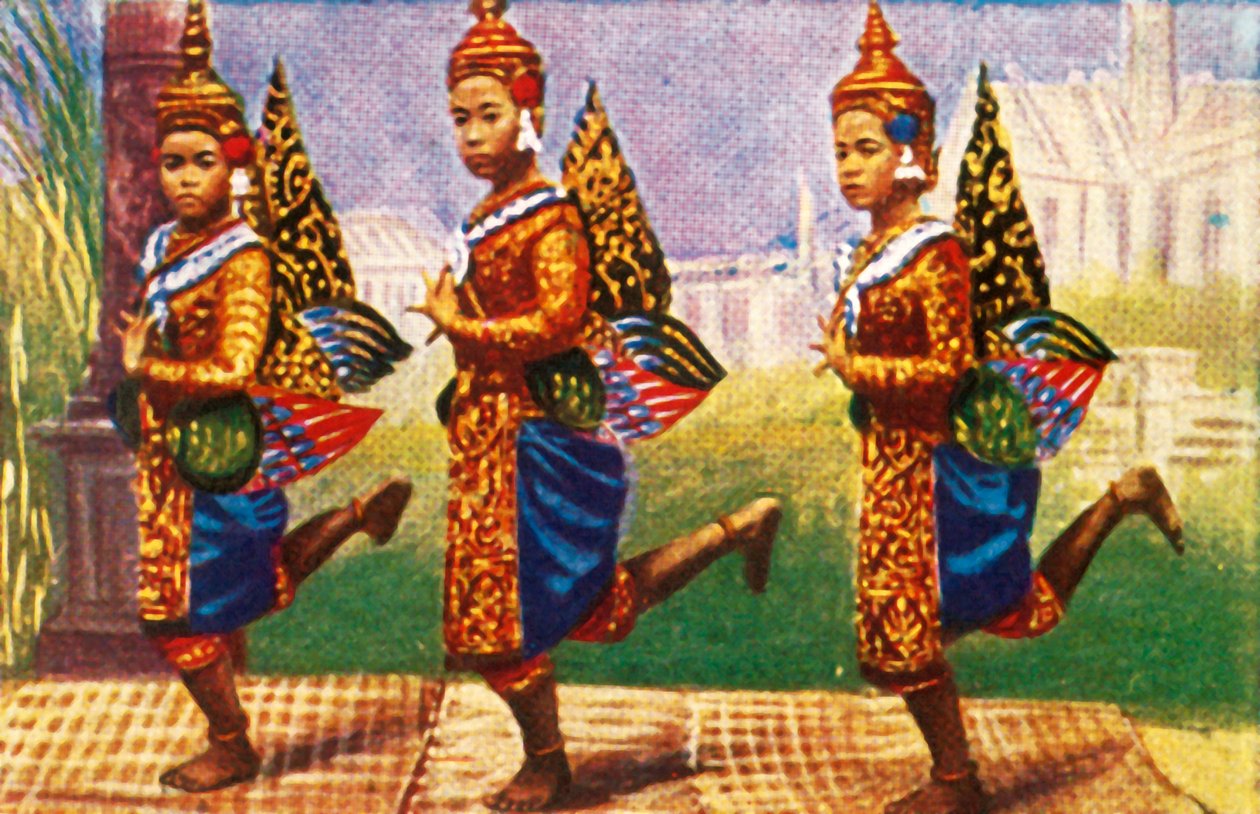 Siamese dansers door Unbekannt