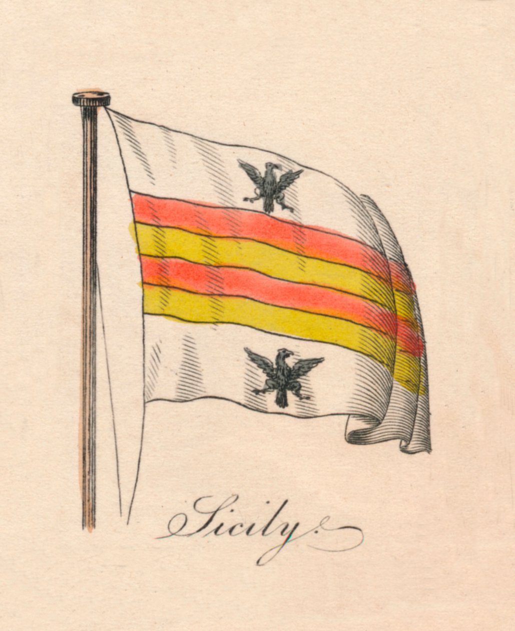 Sicilië, 1838 door Unbekannt
