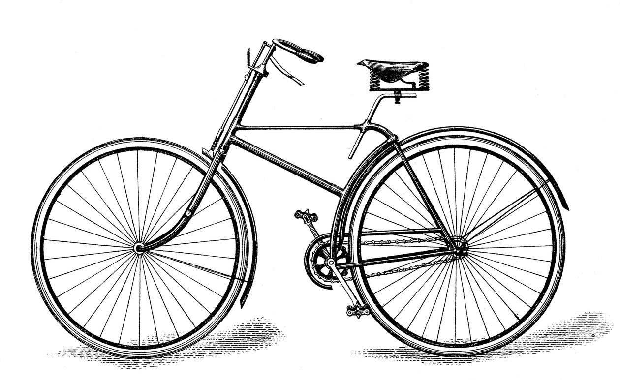 Singers speciale veiligheidsfiets, ca. 1886-1890 door Unbekannt