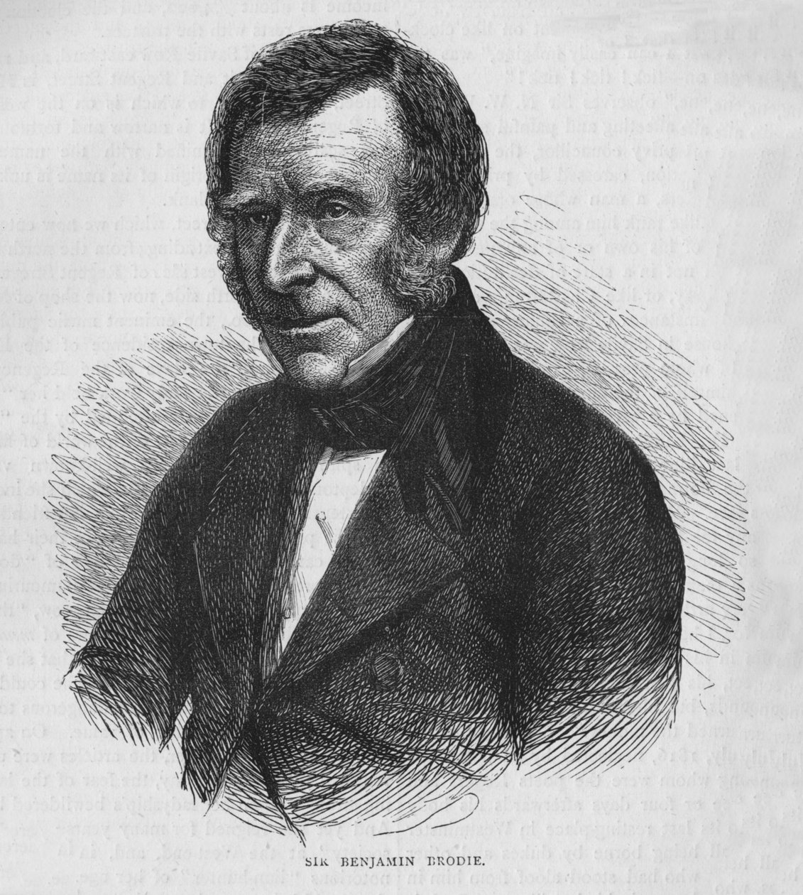 Sir Benjamin Brodie, Engelse dokter, ca. 1860 door Unbekannt